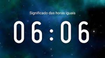 Horas iguais - 06:06