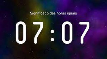 Horas Iguais - 07:07